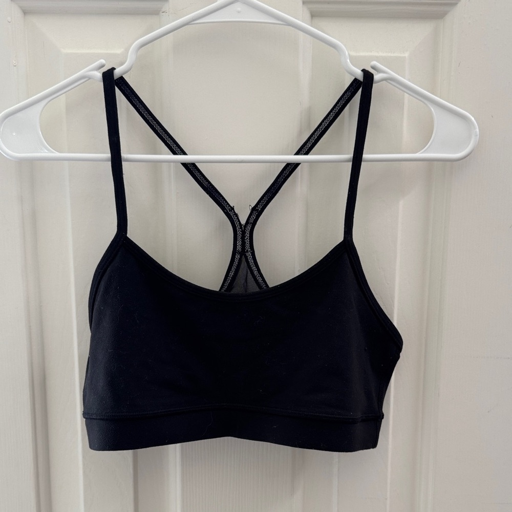 Lululemon Athletica Black Strappy Sports Bra
